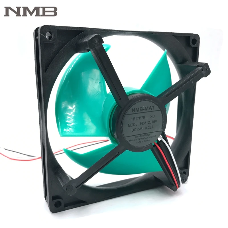 For NMB  FBA12J15V  original 15V 0.28A refrigerator cooling fan