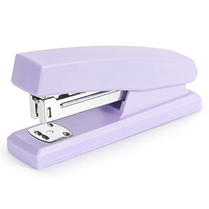 Gfc-Stapler, Office Stapler, Stapler for Desk Portable Durable Staplers Office Supplies (Purple)