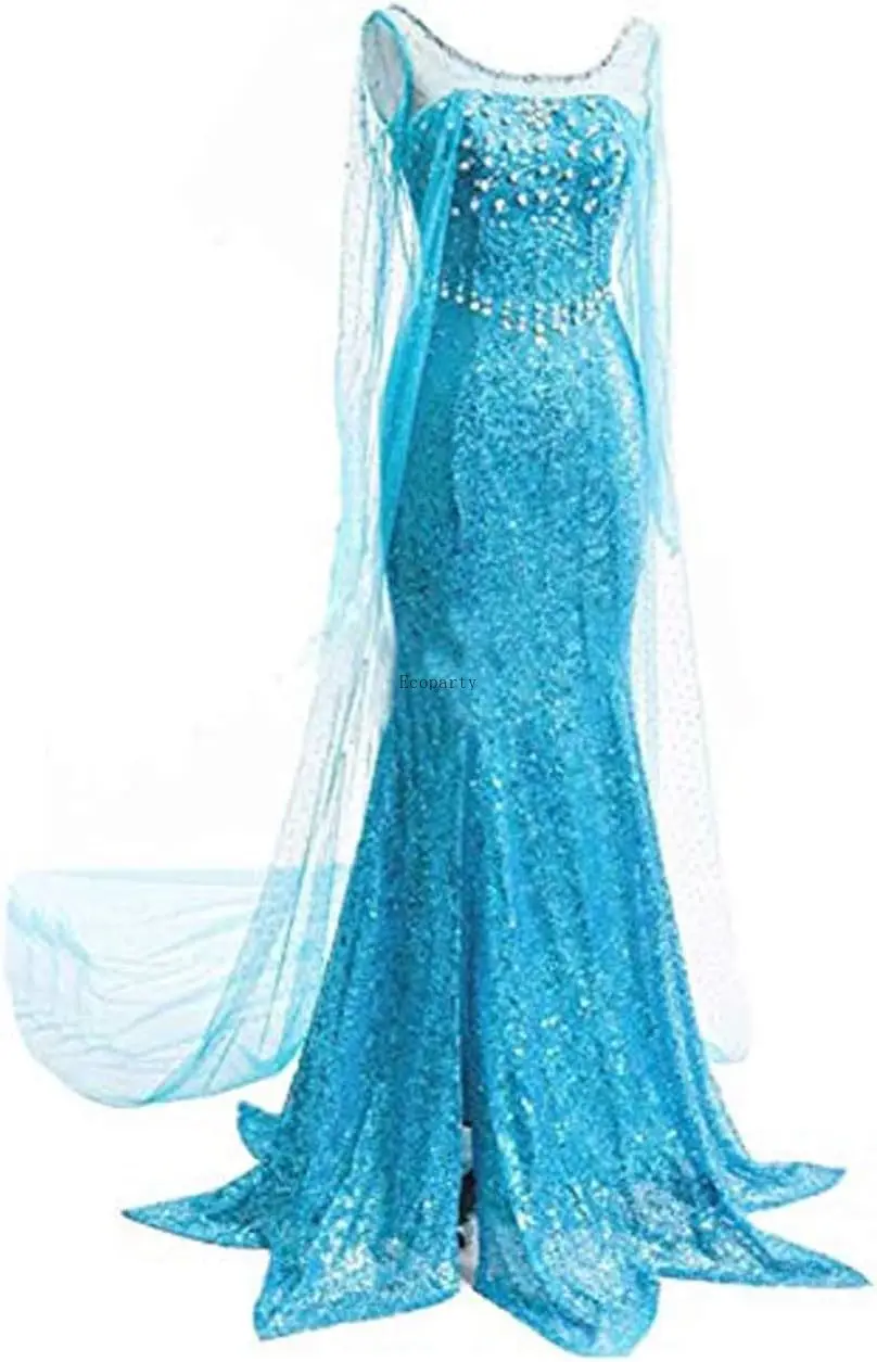 

Women Princess Dress Costume Adult Fancy Party Role Play Outfits Halloween Cosplay halloween costume elsa dress difraz