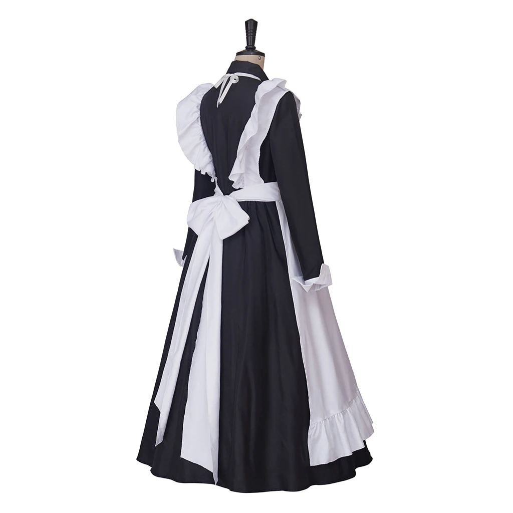 Anime Shizuku Hasei Cosplay Undead Girl·Murder Farce Costume da cameriera da donna Grembiule Halloween Cosshow Party Outfit
