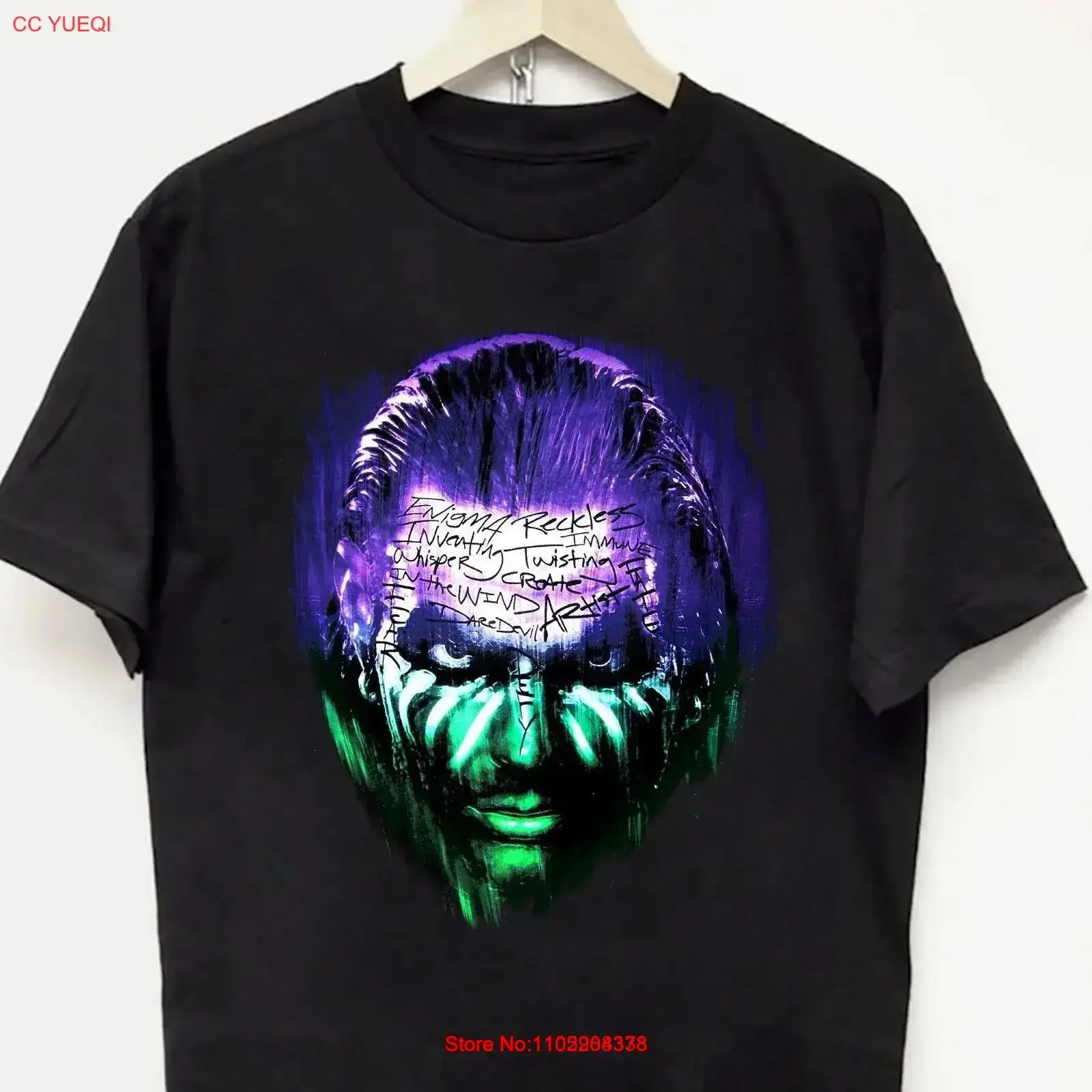 2009 Deadstock Jeff Hardyy Immune To Fear Cotton S 3XL T Shirt  vintage Washed Stretched Stylish Unisex homme