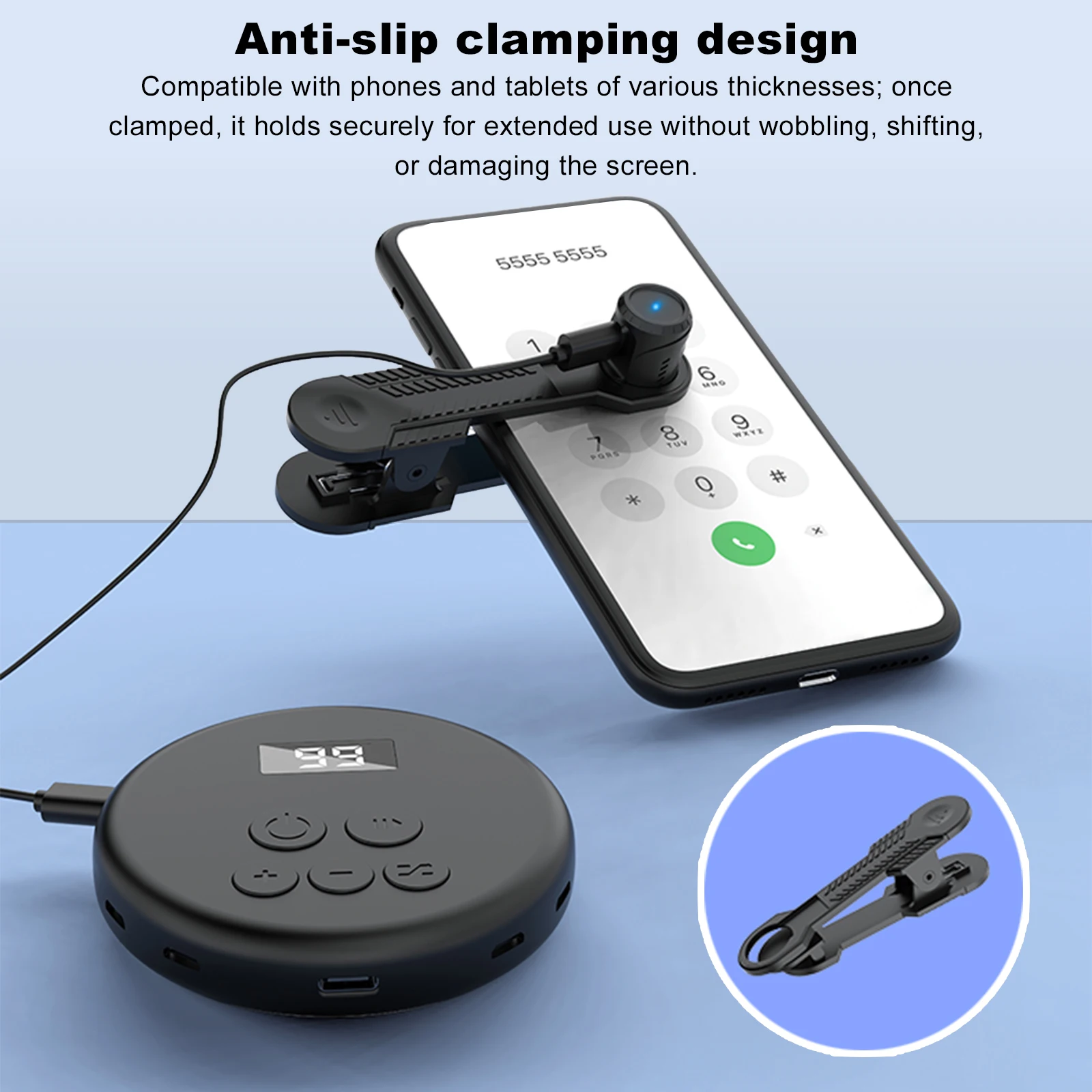 Physical Simulation Finger Click 199 Adjustable Speeds Mute Auto Screen Clicker for Smart Phone Apps Video Live Streaming