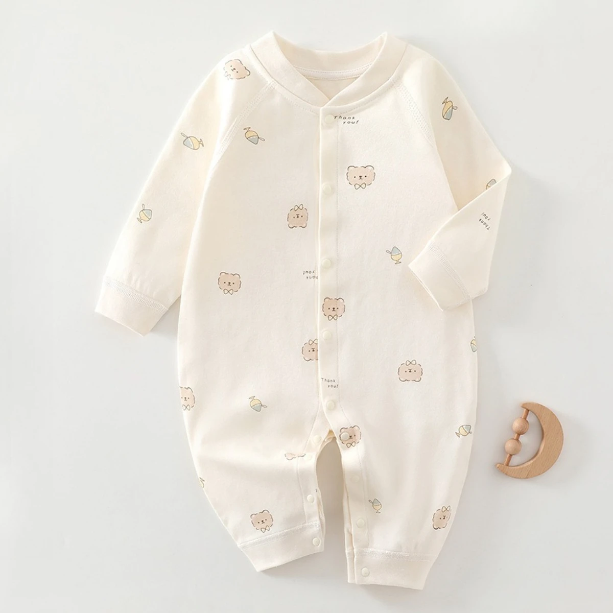 

Infant Girl Cute Spring Autumn Daily Jumpsuit 0-18 Months Baby Boy Soft Pure Cotton Romper Toddler Casual Outwear Pajama Clothes