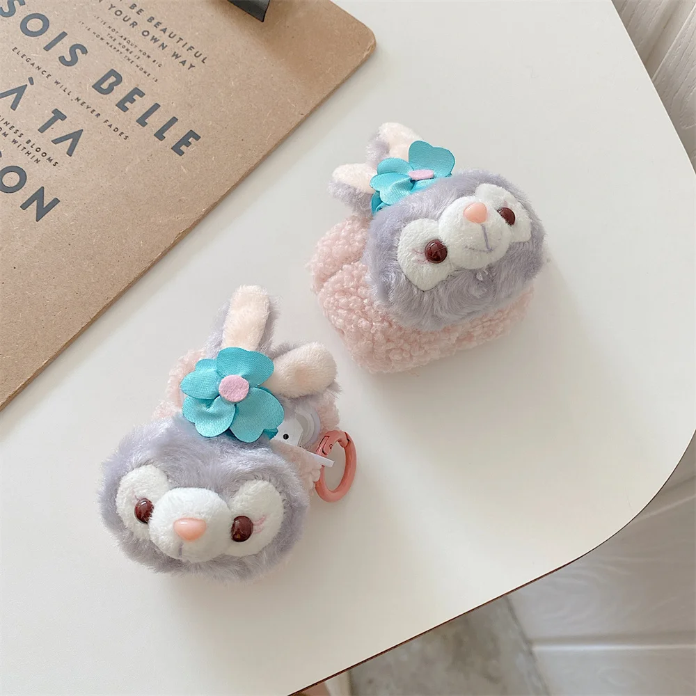 Earphone Case for AirPods Pro 2rd Cute Cartoon Anime Role StellaLou Headphone for Air Pods 1 2 3 Soft Plush Warm Protect Cover