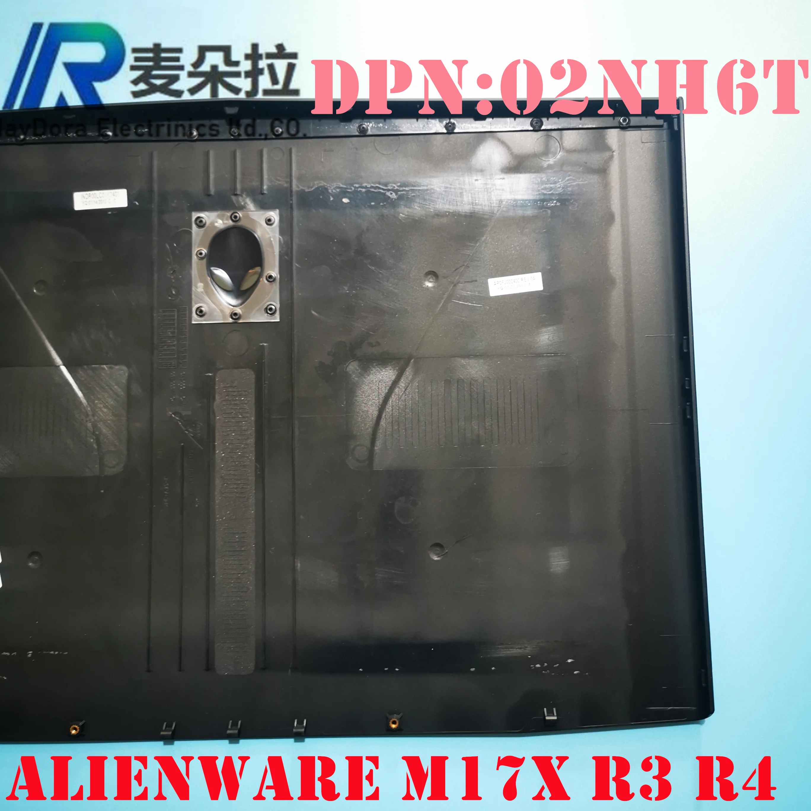 NEUE ORG Laptoptasche für DELL ALIENWARE M17X R3 R4 LCD-Rückseite Deckel hinten schwarz 02NH6T 2NH6T