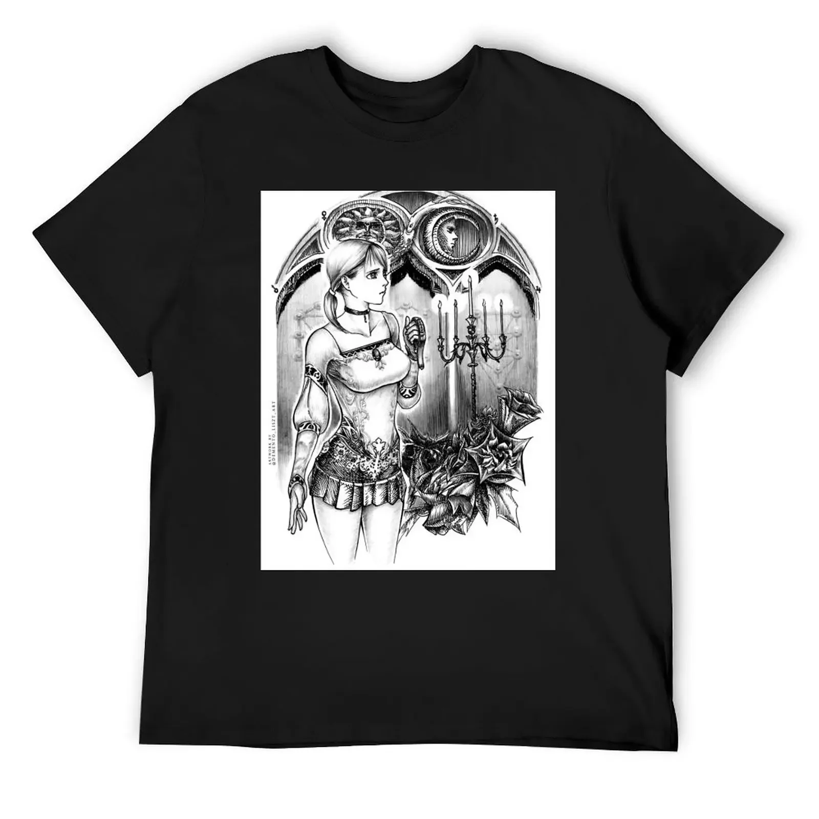 

Haunting Ground - Fiona looking for Hewie T-Shirt baggy shirts anime clothes luxury clothing labubu cotton t shirt men
