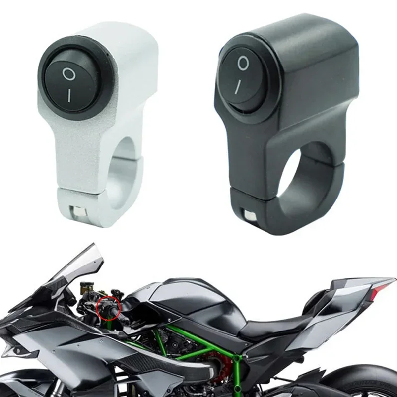Universal Motorcycle 7/8'' Handlebar Control Switch Accessories Headlight Power & Spotlight ON/OFF ATV Sport Bike Parts Items