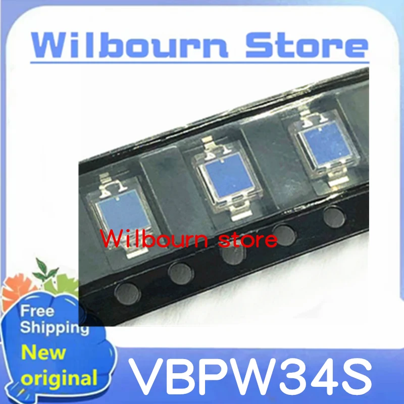 free shipping  50PCS~500PCS/LOT VBPW34S BPW34S SMD Photodiodes  New original