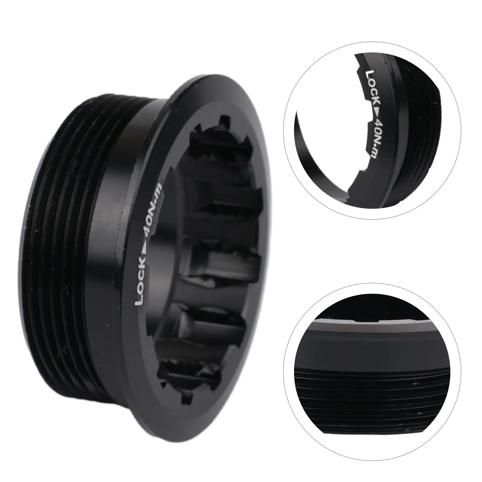 

MTB Bike Flywheel Cover Ring Lock Bicycle 12 Speed Freewheel Lock Cover Aluminum Alloy Cassette Locking Ring Bike Accessories