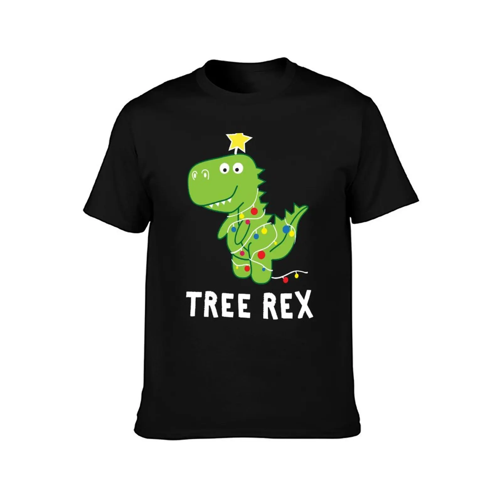 Funny Christmas Dinosaur Tree Rex T-Shirt t shirts for man graphic vintage funny t shirts man anime tshirt T-Shirt