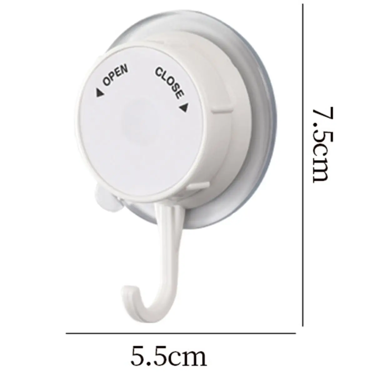 10pcs Vacuum Suction Hooks - Strong Shower Suction Hooks for Easy Storage and Organization
