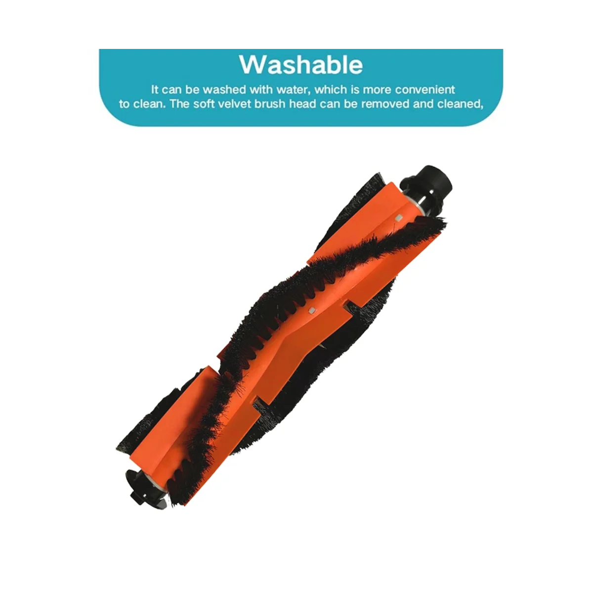 Escova central para aspirador robô, Peças de reposição, Rolo principal, lavável, ABIR X5, X6, X8