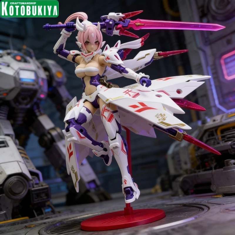 

В наличии KOTOBUKIYA KP515 ASRA NINE-TAILS Megami Device 12, оригинальная аниме-фигурка, коллекционная модель, подарок