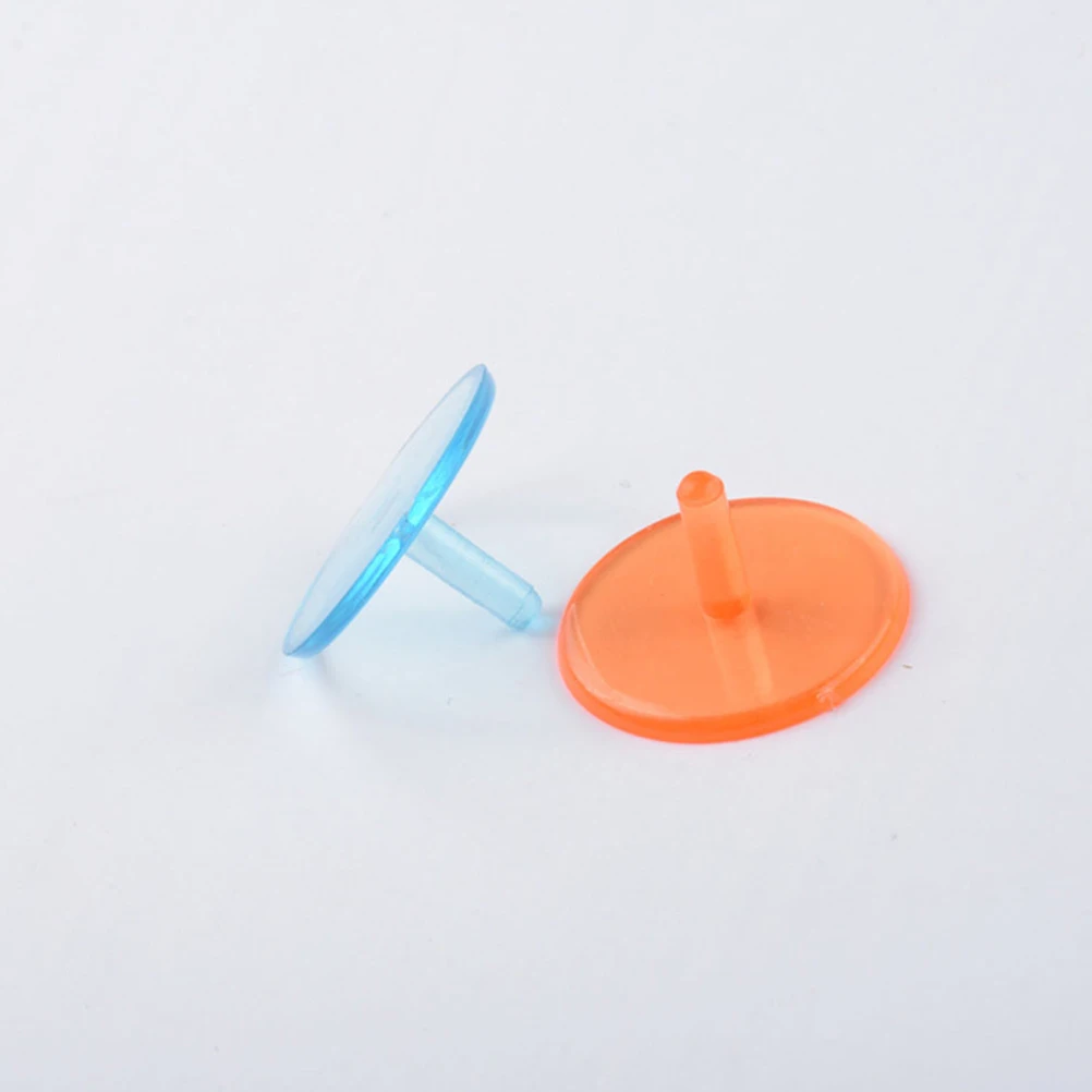 

150 Pcs Ball Marker Replacement Golf Markers for Putting Green Baseball Position Round Plastic Level Reading Tool Hub Miss