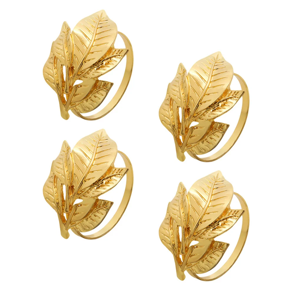 

Napkin Rings Design Alloy Wedding Napkin Holders Holder Reusable Wedding Party Decor Christmas New Year Tableware