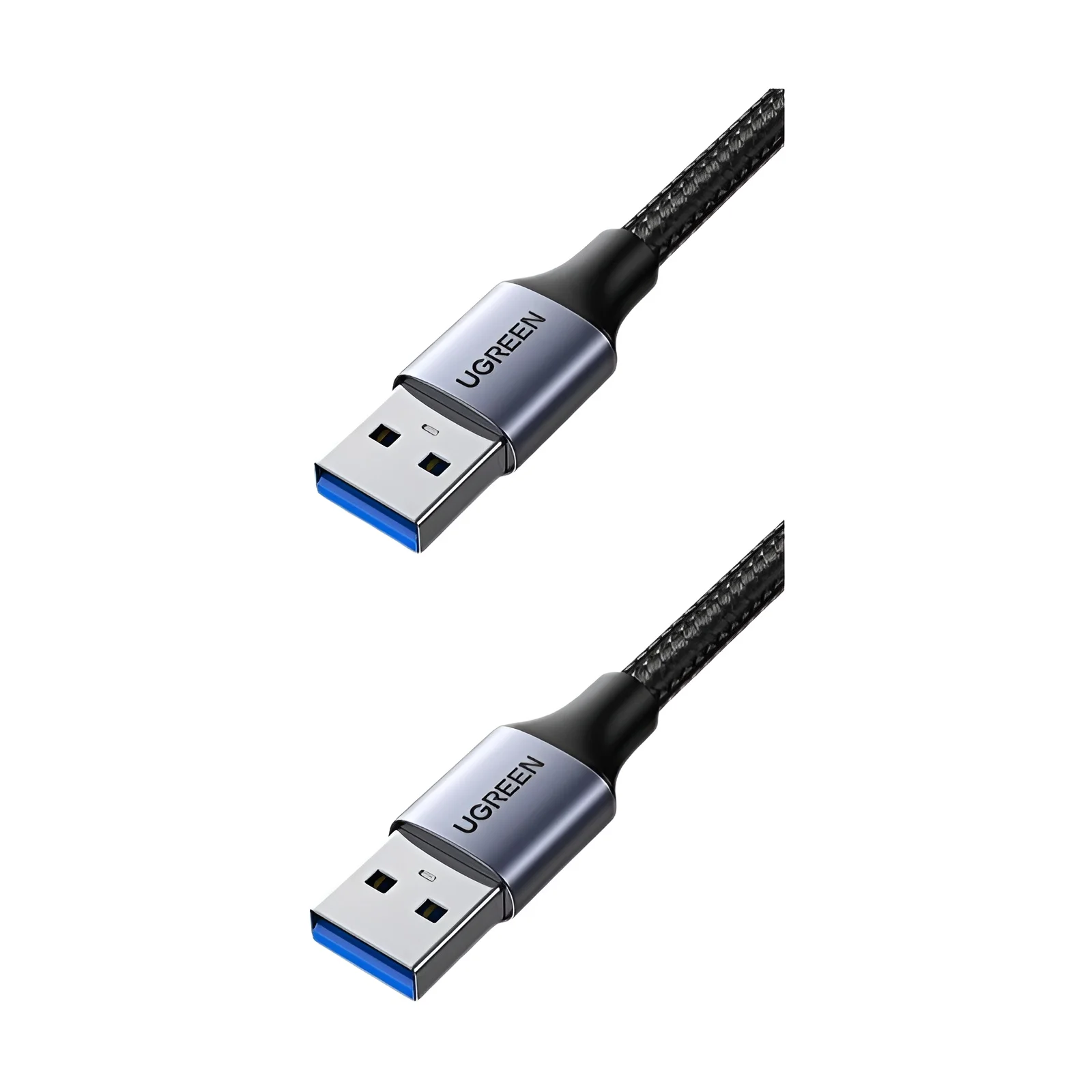 Ugreen usb para usb extensão tipo de cabo um macho para masculino usb 3.0 2.0 extensor para radiador caixa de tv disco rígido usb 3.0 cabo extensão