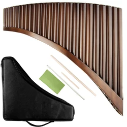 25 Pipes C Key Professional Pan Flute Chinese Traditional Musical Instrument Pan Pipes Easy to Learn bamboo PanFlute