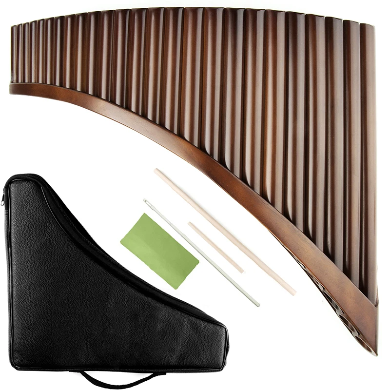 25 Pipes C Key Professional Pan Flute Chinese Traditional Musical Instrument Pan Pipes Easy to Learn Bamboo PanFlute