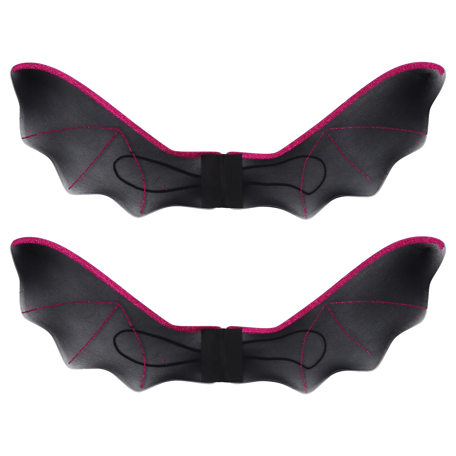 2Pcs Halloween Bat Wings Cosplay Costume Accessory Lightweight Durable Party Decorations Masquerade Photo Props