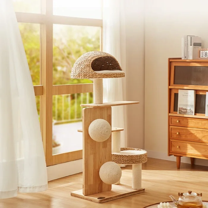 

Доступная экологичная когтеточка для кошек из массива дерева с различными дизайнами и классическим размером. Хит продаж: когтеточка из сизаля.