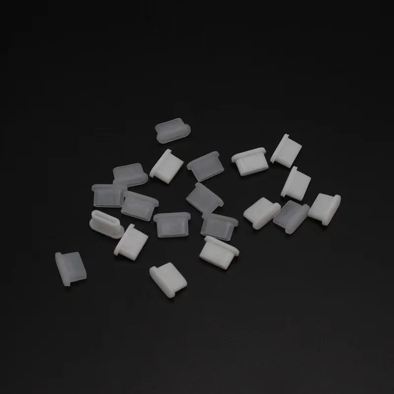 5000pcs Type-C Silicone Dust Plugs Phone USB Charging Port Protector Cover Type C Anti-dust Cap For iPhone 15 Pro Samsung Huawei