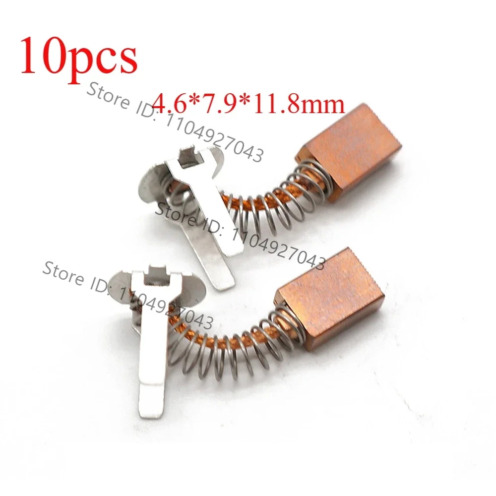 10Pcs Carbon Brushes Repalce For GSB180-Li GSB140-Li GSR180-Li GSR140-Li Copper-Containing Carbon Brushes Power Tool Accessories