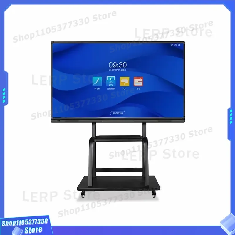 65 Inch 4K Interactive Whiteboard Smart Business Meeting Panel Touch Screen Digital Signage for Office Education Conference
