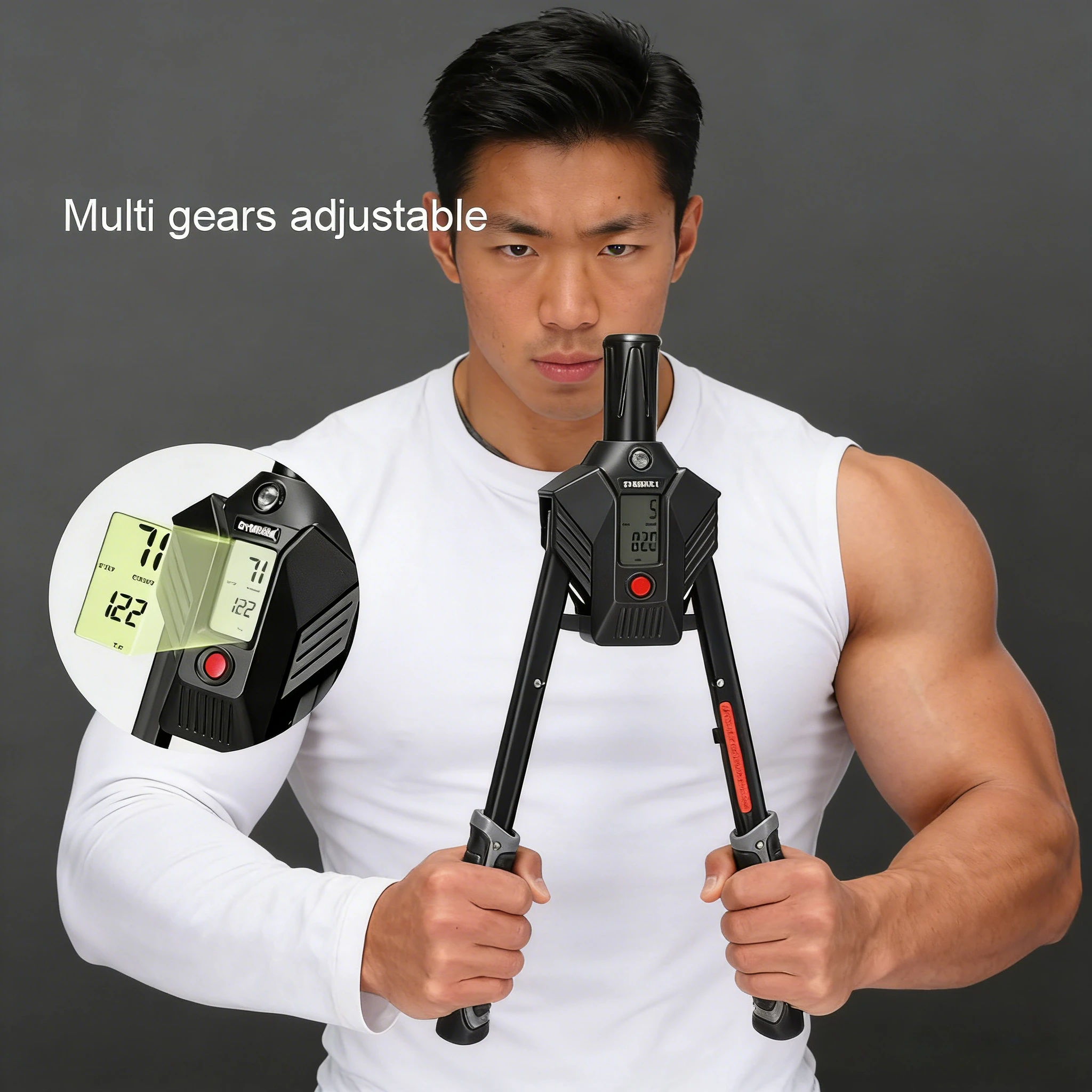 Hydraulic Forearm Strengthener Power Twister for Thigh and Arm Exercise Body Trainer Multifunctional Adjustable