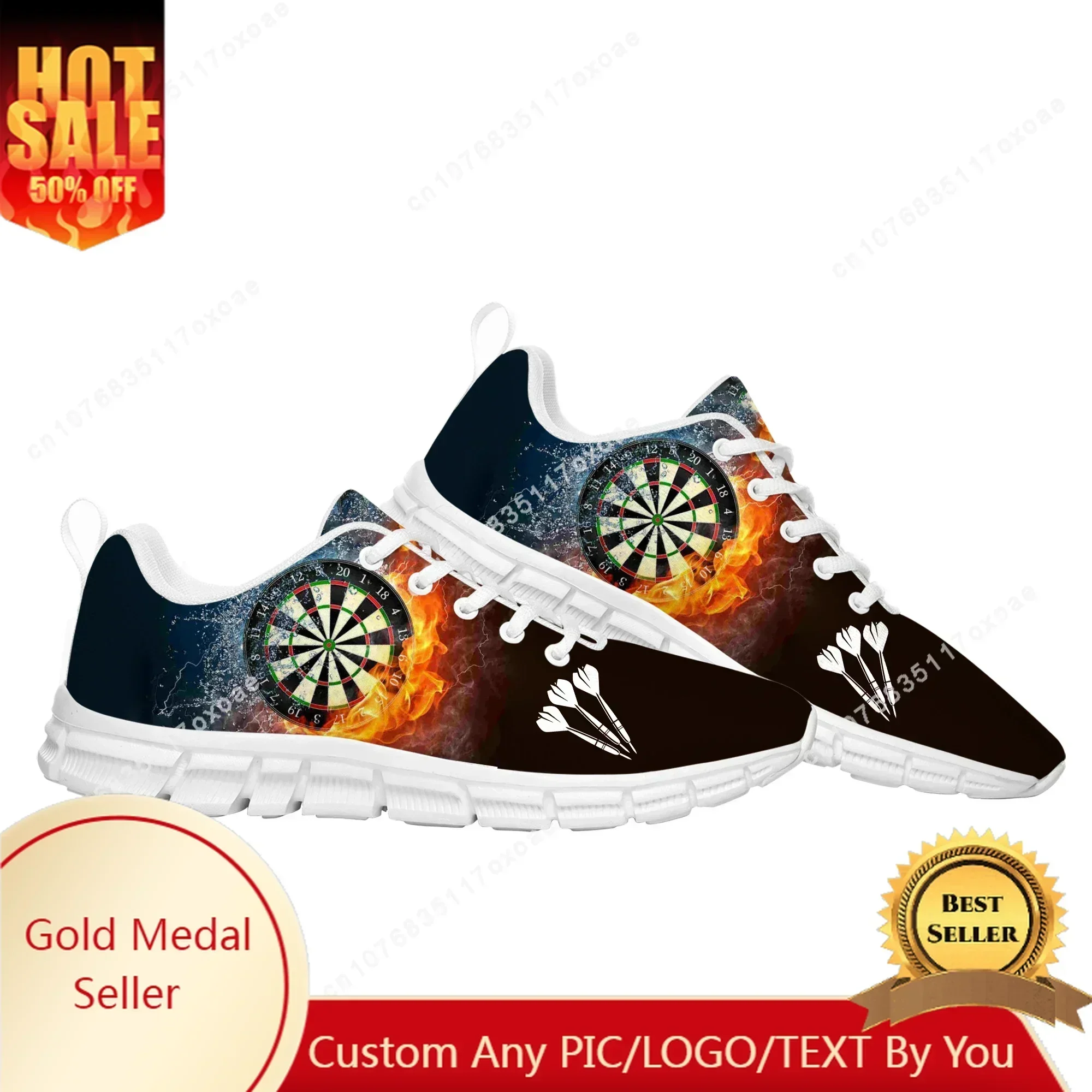 Love Gift Darts Player Sports Shoes Mens Womens Teenager Sneakers High Quality Casual Sneaker Couple Custom Shoes