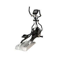 Commercial Use Foldable Design Bike & Cross Trainer, Fitness Equipment with Wheels for Manual Workout, Suitable for Gym & Home