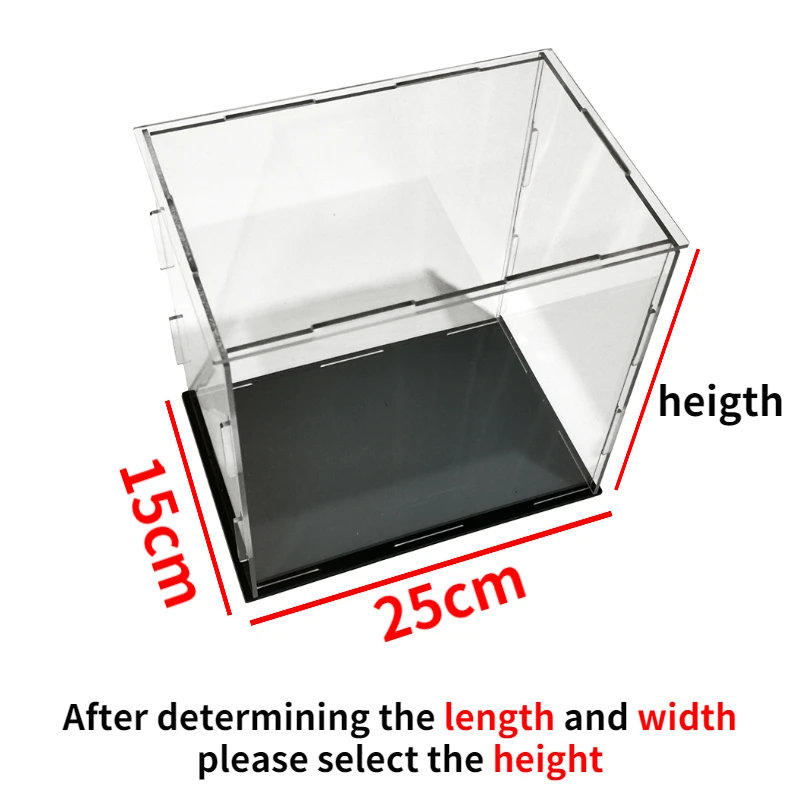DOFOPO Vitrine en acrylique pour figurines d'action, jouets, résistant