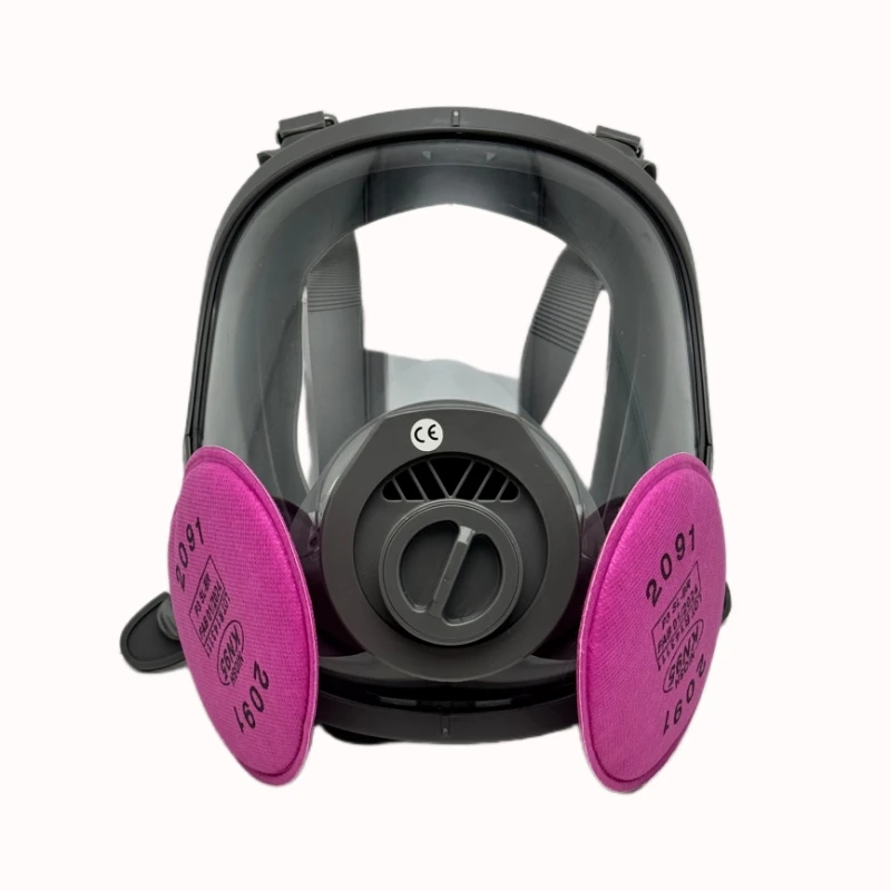 

High Efficiency 2091 Filter Cotton, 6800 Full Cover Gas Mask for Welding Polishing Dust Prevention