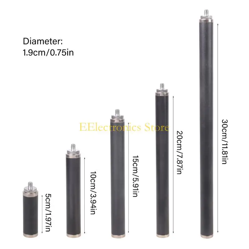 B03C 10/15/20/30 سنتيمتر ترايبود تمديد قضيب 1/4 بوصة المسمار قابل للتعديل تلسكوبي Monopod اكسسوارات ل كاميرا ثلاثية القوائم #6