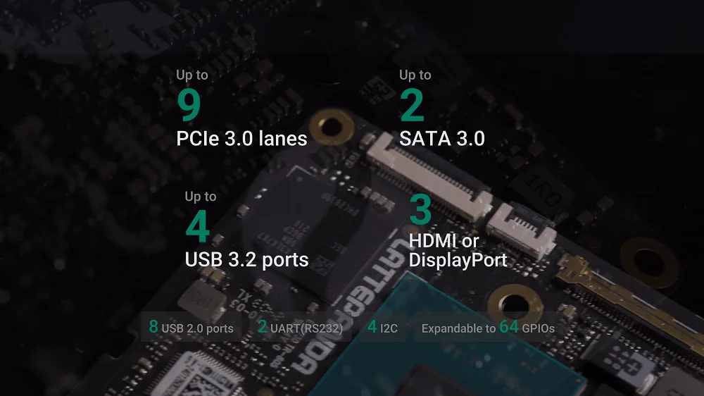 LattePanda Mu x86 compute module with Rich Expansion Pins