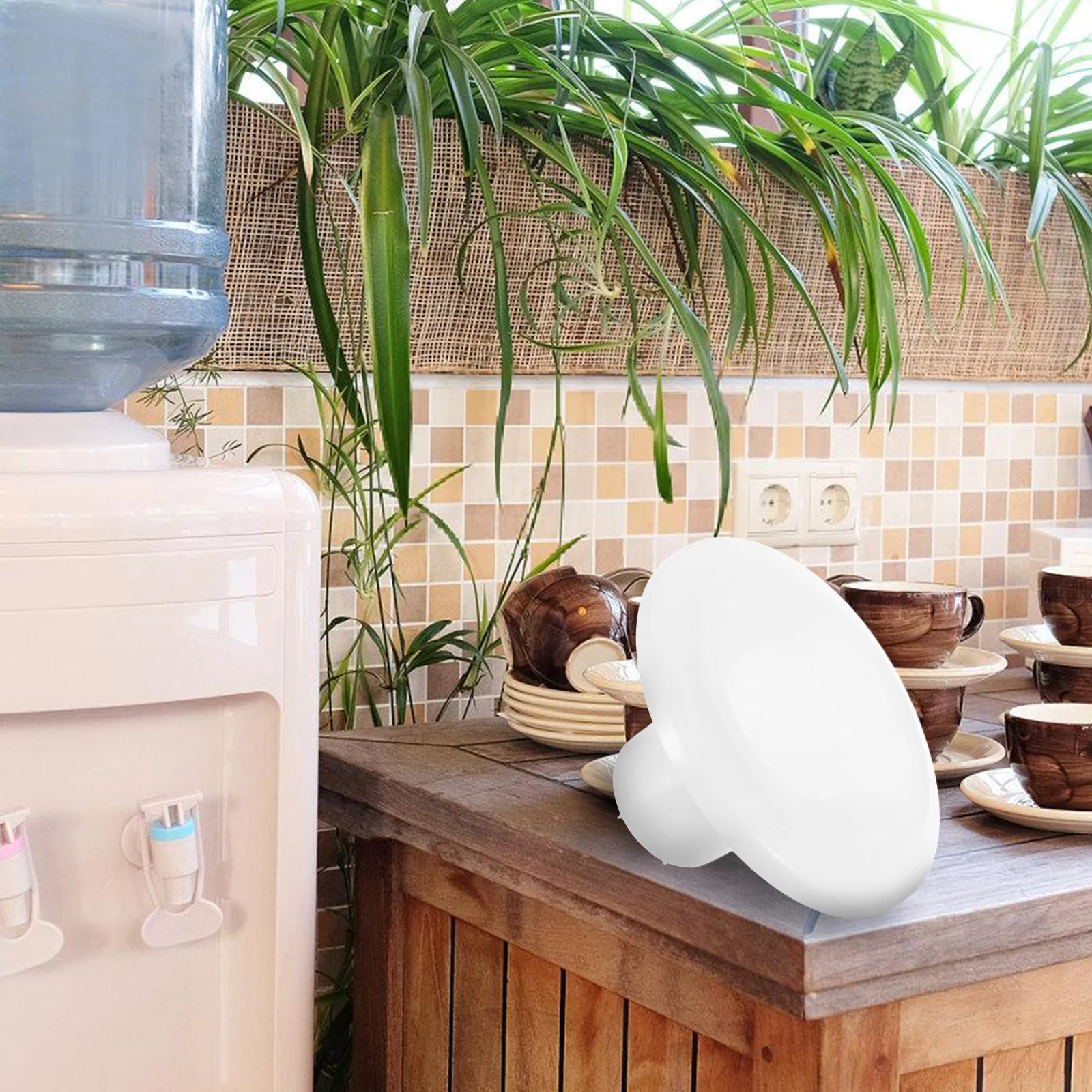 

Water Bucket Lid Replacement PP Material Fits Most Coolers Dispensers White Ice Cover Pump Home Office Kitchen Use Water