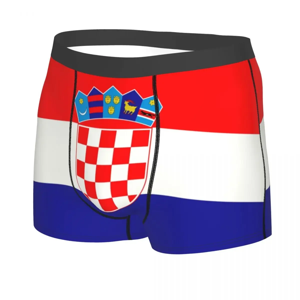 Custom Flag Of Croatia Boxers Shorts Men Briefs Underwear Fashion Underpants