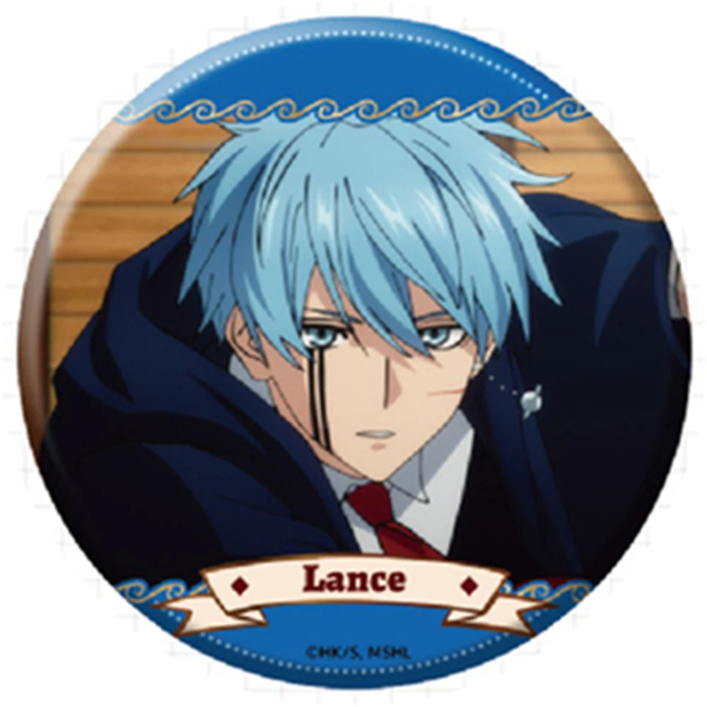 58 mm Anime Mashle: magia e muscoli COSTUME cosplay distintivo spilla SPTE spilla in banda stagnata ﻿   Halloween Prop Natale Gilf