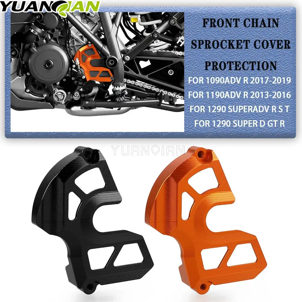 Motorcycle Front Chain Sprocket Cover Guard Case protection For 1290 Super Adventure T 2017 1290SUPER ADVENTURE ADV 1290ADV