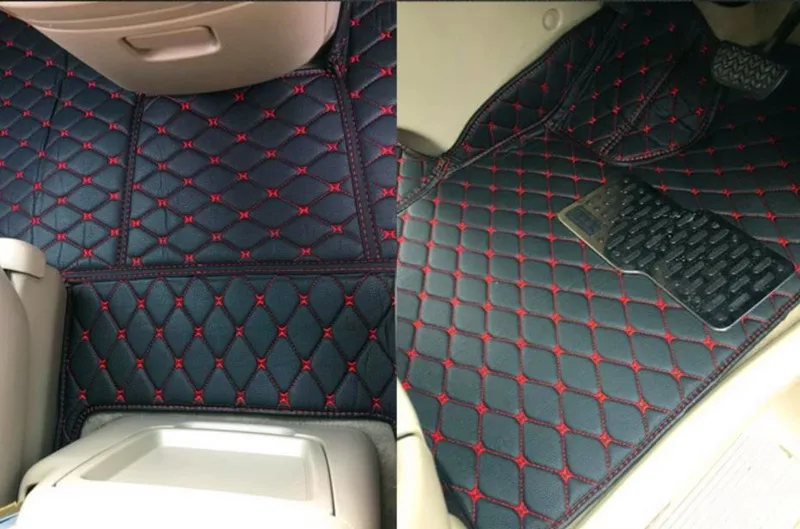 High Quality! Custom Full Set Car Floor Mats for Right Hand Drive Toyota Alphard 2007–2002 7 8 Seats Waterproof Durable Carpets