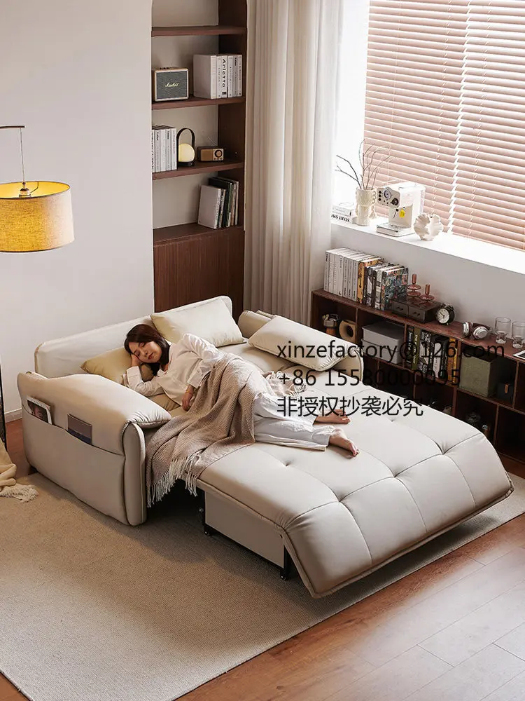 Factory Direct 2026 Top Rated Smart Electric Sofa Bed Fully Automatic Foldable