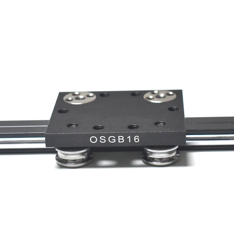 16 مللي متر ثنائي المحور دليل خطي OSGR16 الأسطوانة المنزلق 300 400 500 600 700 800 9001000 1100 1200 1400 مللي متر OSGB16 عجلة كتلة طابعة ثلاثية الأبعاد
