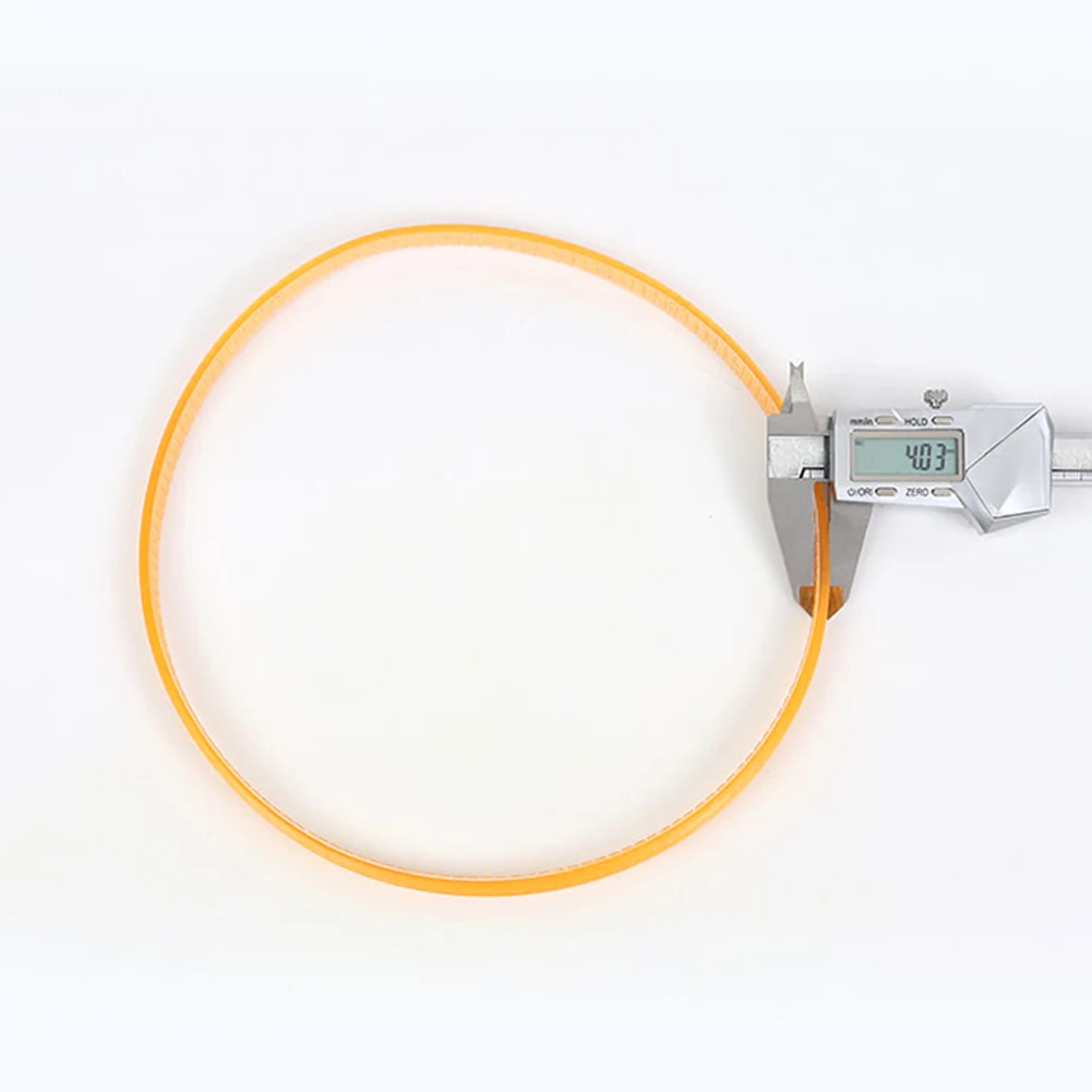 Woodworking Band Saw Motor Conveyor Belt V Ribbed PU for 10-12 Inch Band Saw Machine Drive Belt Replacement 340mm 620mm Orange