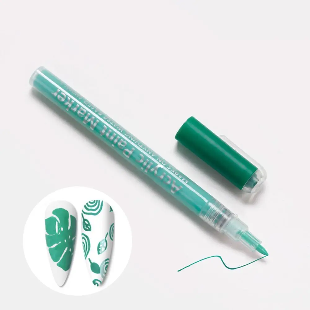 

Gifts 12 Colors Nail Art Markers for Gel Nails DIY Waterproof Nail Art Graffiti Pen Nail Art Pens Set Art Nail Decoration