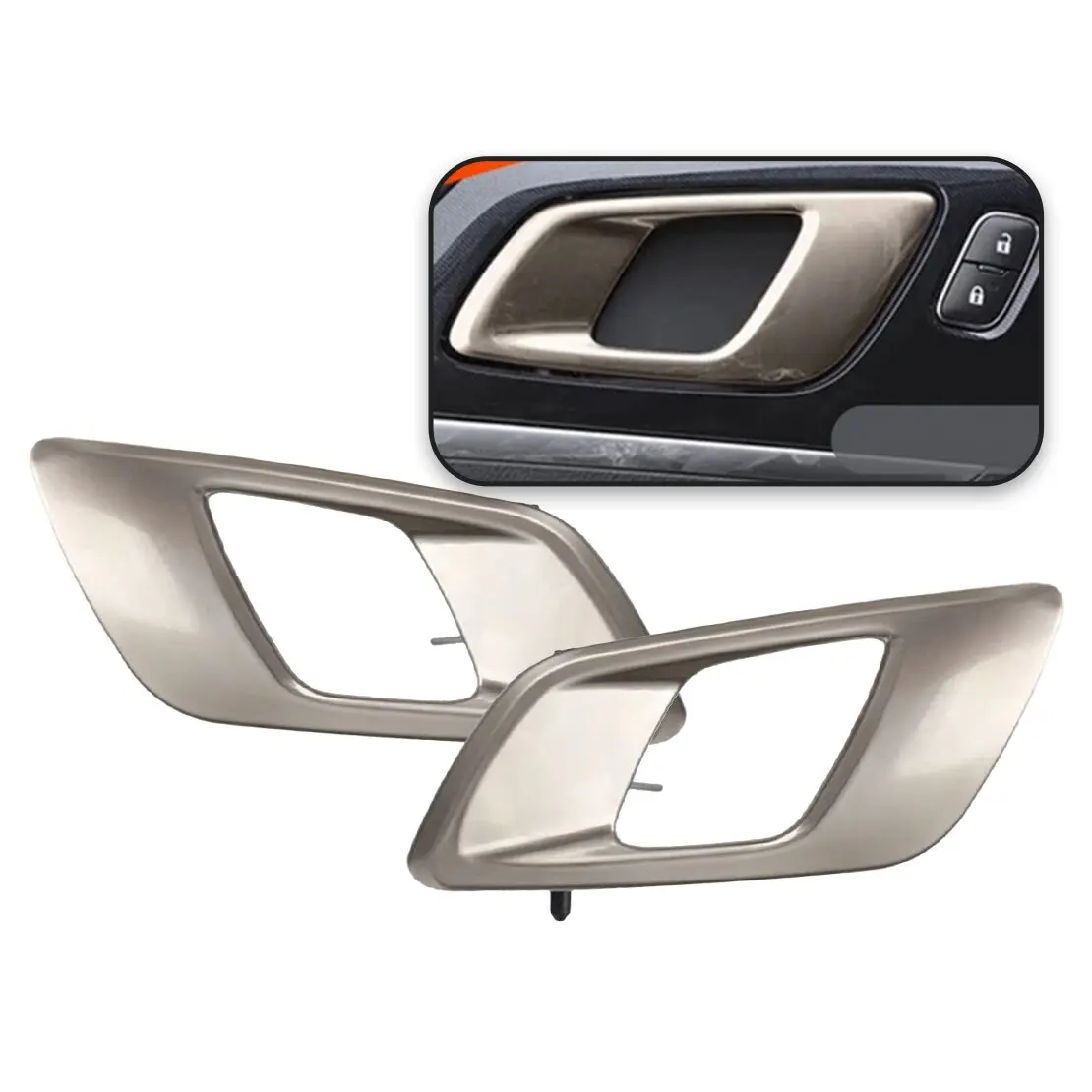 AB3921971AB AB3921970AB Car Inner Left + Right Door Handle Fit for Ford Ranger Everest Mazda BT50 2012 2013 2014 2015 2016-2019