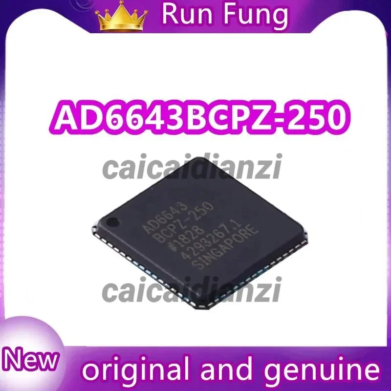 5Pcs/Lot AD6643BCPZ-250 AD6643BCPZ RF IC IF Receiver CDMA, CDMA2000, LTE, WiMAX Sample Rates to 250MSPS 64-LFCSP-VQ New Original