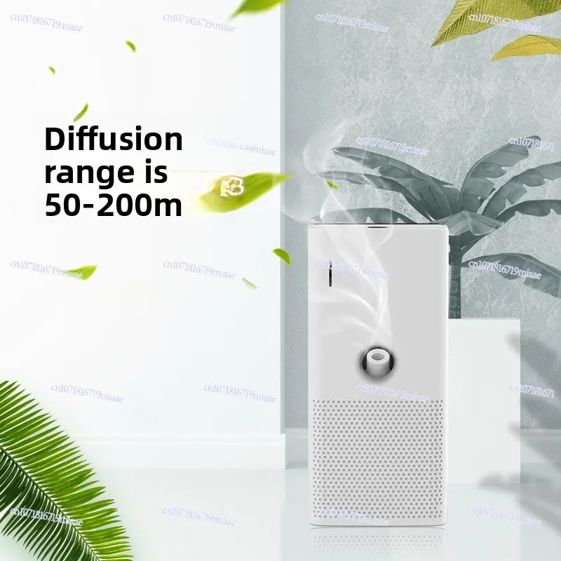 120ML Wall Mounted Smart Aroma Diffuser Fragrance Essential Oil Diffuser Household Mechanical Battery Fashionable White Timer