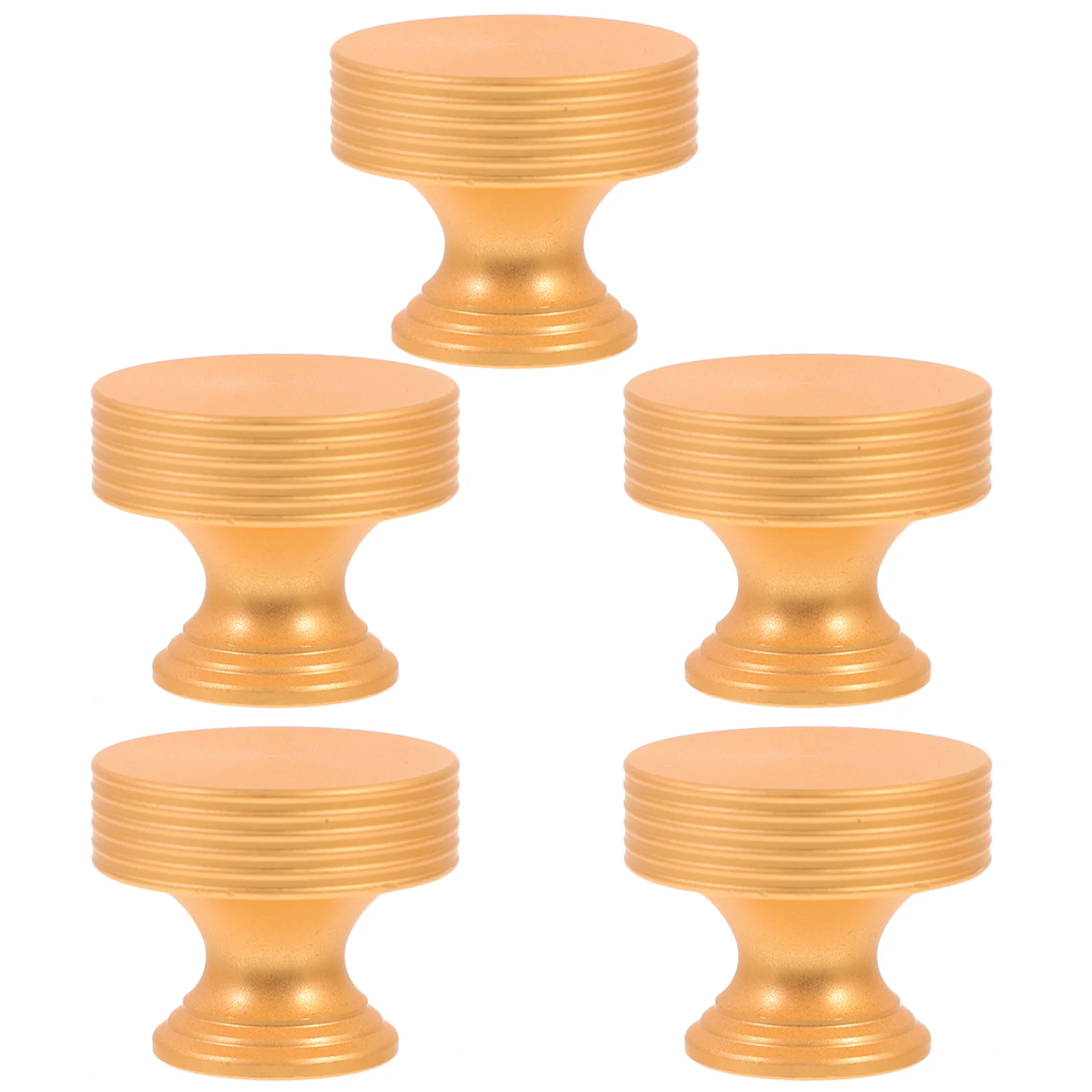 

5Pcs Aluminum Alloy Cabinet Handles Minimalist Durable Furniture Pulls for Wardrobe Drawer Dresser Replacement Hardware