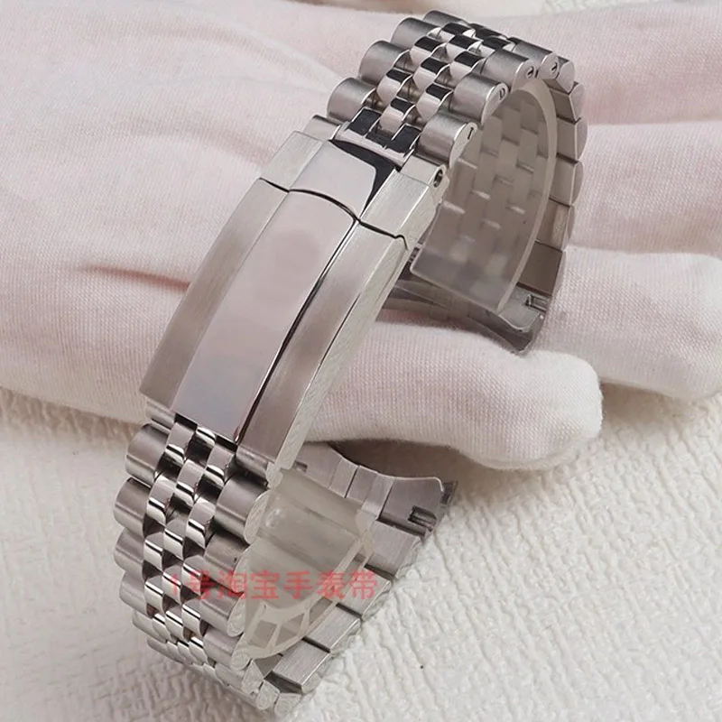 Pulsera de reloj de acero inoxidable 904L, correa de lujo de 20mm y 21mm para correas de reloj Rolex Oyster Perpetual Datejust DAYTONA SUBMARINER