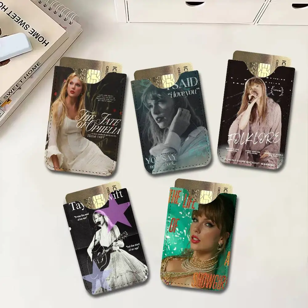 T-Taylors S-Swifts Card Protect Credit Bank Card Holder Case Slim Wallet Protector for Men Travel Shopping