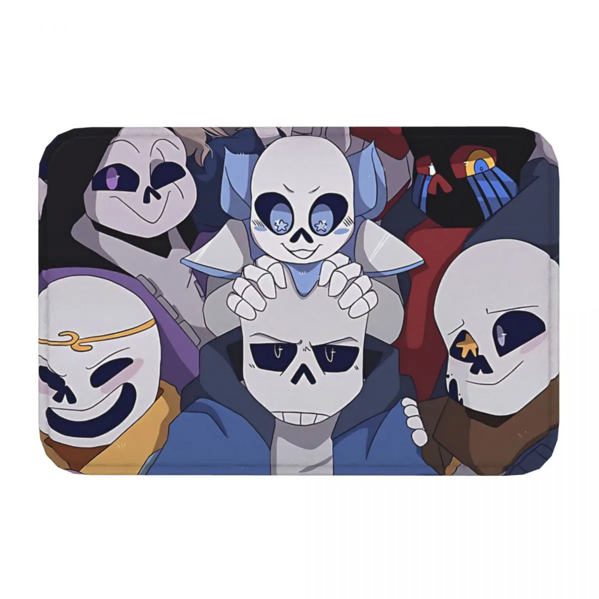 Undertale Non-slip Doormat Kitchen Mat Sans Sans And Sans Floor Carpet Welcome Rug Bedroom Decor